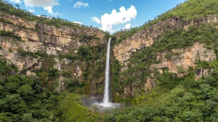 Salto Itiquira Formosa - Goiás. Foto: Augusto Miranda