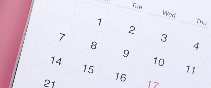Calendário de feriados 2024